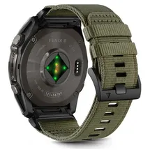 TECH-PROTECT Nylonband für Garmin Fenix 5X / 5X Plus / 6X / 6X Pro / 7X / 8 (51 mm) – Grün