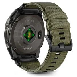 TECH-PROTECT Nylonband für Garmin Fenix 5X / 5X Plus / 6X / 6X Pro / 7X / 8 (51 mm) – Grün