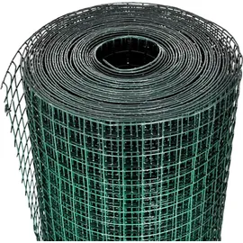 vidaXL Drahtzaun für Hühner 10 x 1 m Grün