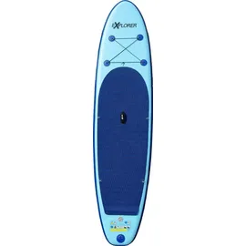 Explorer SUP-Board 320 (mit Paddel, Pumpe und Transportrucksack) 320 x76 x 15 cm blau