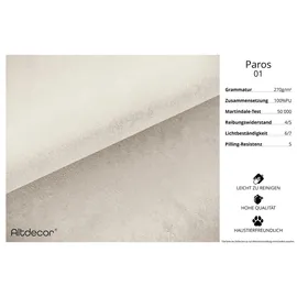 altdecor Eckcouch Samt U-Form 3-Sitzer Beige/Braun