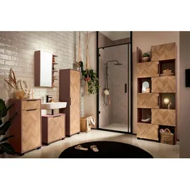 Schildmeyer Waschbeckenunterschrank Piazza 50,3 x 56 x 33 cm Braun