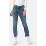 Stooker Jogg Edition Damen 5-Pocket-Jeans Boyfriend Fit Denim/Jeans clean wash konisch lang - 42W / 30L