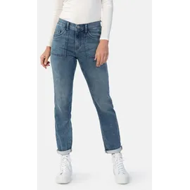 Stooker Jogg Edition Damen 5-Pocket-Jeans Boyfriend Fit Denim/Jeans clean wash konisch lang - 42W / 30L