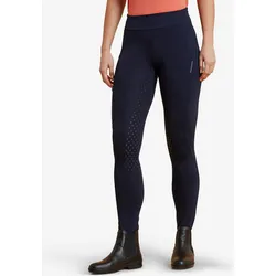 Reitleggings 500 Full Grip Damen blau XS