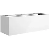 Neoro Waschbeckenunterschrank n50 1 Auszug 140 x 47 cm Weiß