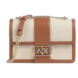 Armani Exchange XW000070 Messenger-Bag Polyester Beige/Bronze