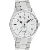 Oozoo Armbanduhr silber Metall Timepieces Damen Analog-Quarzuhr UOC10630 - Silber