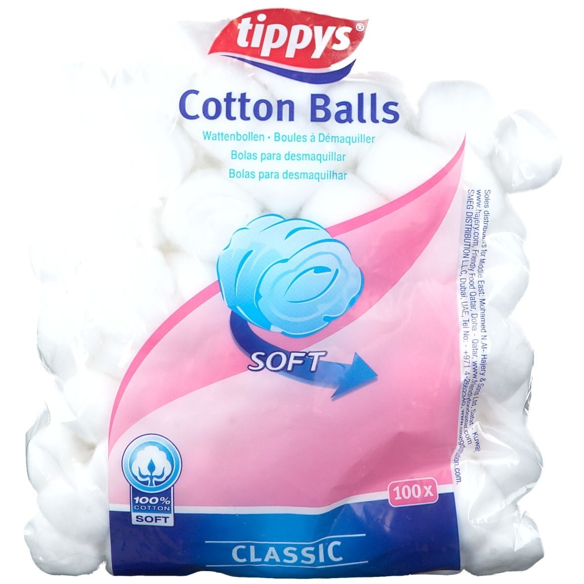 Tippys® Cotton Balls 100 pc(s) coton