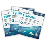 XyliMelts Natur 120 Stück - Hafttabletten gegen nächtliche Mundtrockenheit - befeuchten im Schlaf den Mund 4-8 Stunden - mit Xylitol: leicht süßlicher Geschmack - gegen trockenen Mund