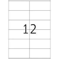 Topstick TOP STICK Universal-Etiketten Papier weiß 100 Blatt