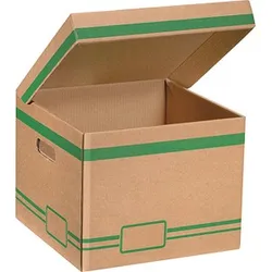 10 Cartonia Archivboxen Mini braun