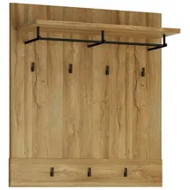 Quartier Garderobenpaneel CORTINA 93 x 110 cm Eiche braun