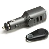 Technaxx TX-100 Auto,- Wohnmobil-, Boots-Alarm/ Mobiler Mini Alarm mit Bewegungserkennung + Fernbedienung und Autoladegerät - 2x USB, 6 Tage Standby, 110db Alarm Sound zur Abschreckung