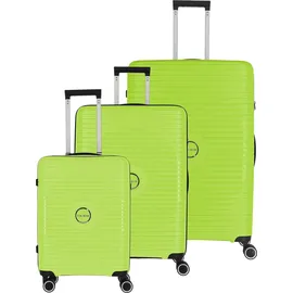 Travelite Orbita 4-Rollen One Size / 360° drehbar / 0 cm / 0 l gold/grün