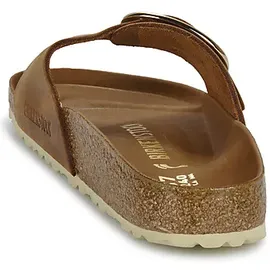 Birkenstock Madrid Big Buckle Nubukleder geölt schmal cognac 36