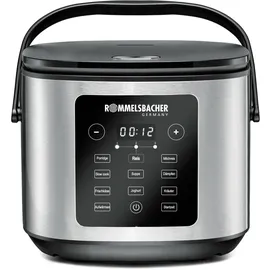 Rommelsbacher MRK 950 Multi-Reiskocher Edelstahl/Schwarz 5 l