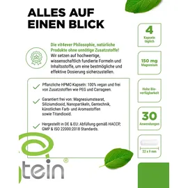 Vit4ever Magtein Magnesium L-Threonat Kapseln 120 St.