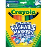 Crayola / Goliath Toys Crayola 8 Ultra-Clean aus- und abwaschbare Filzstifte