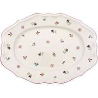 Villeroy und Boch Petite Fleur Platte oval, Premium Porzellan, 44 cm