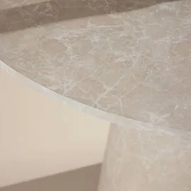 venture home Lanzo Esstisch Ø120cm Beige