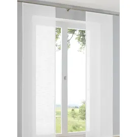 Heine Schiebegardine HEINE HOME Gr. 4, weiß, B:60cm H:245cm, Polyester, Gardinen