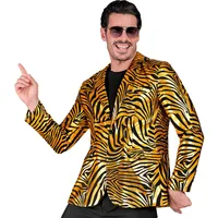 W WIDMANN MILANO Party Fashion - Party Jackett für Herren, 80er Jahre Kostüm Outfit für Karneval, Festival und Party