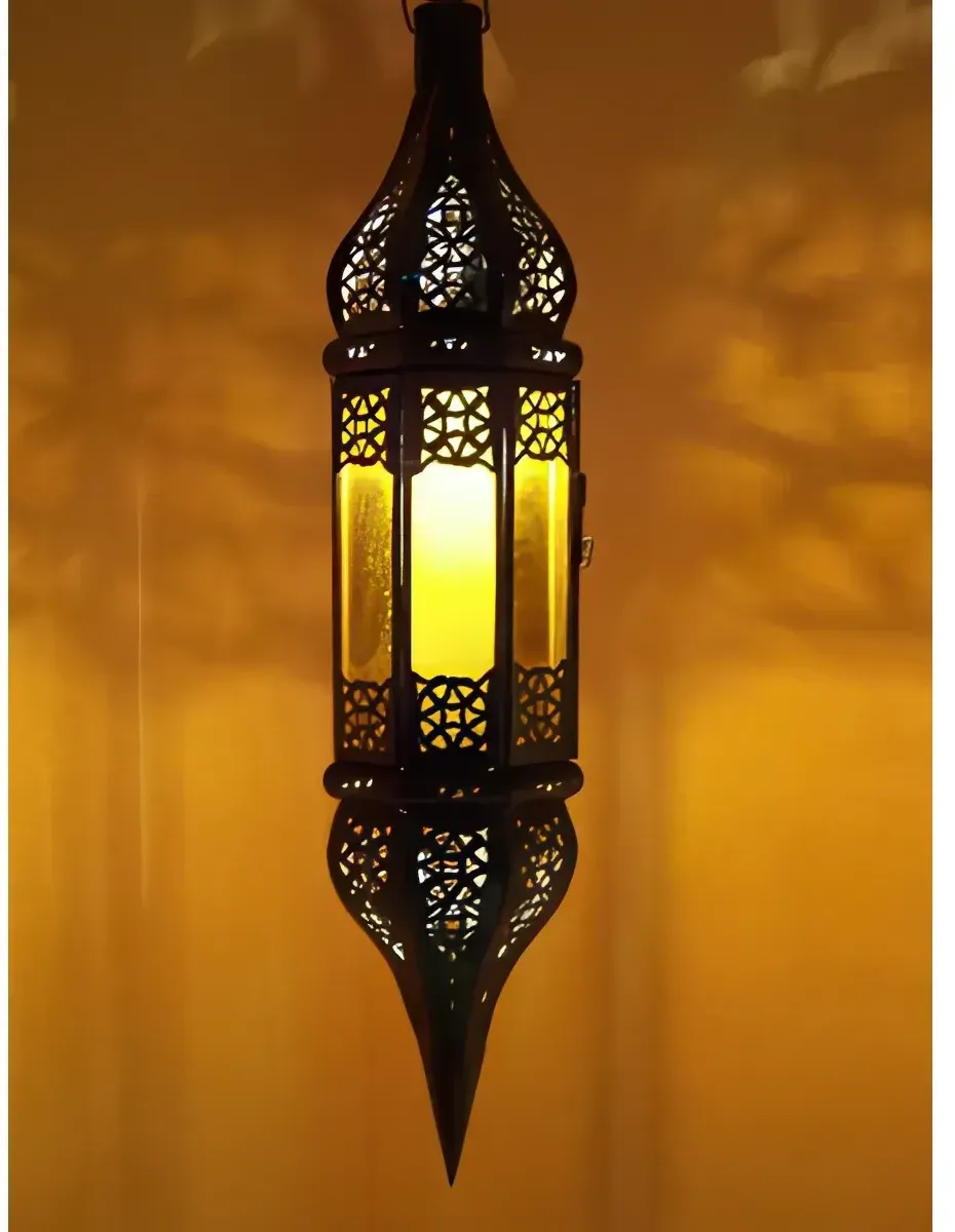 Maurische Deckenlampe Rihana Orange