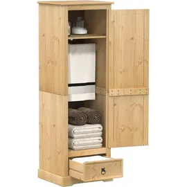 vidaXL Kleiderschrank Corona 55 x 170 x 50 cm Braun