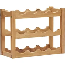 vidaXL Weinregal 47 x 21 x 36 cm Braun