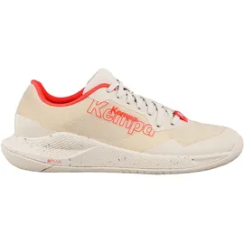 Kempa Kourtfly Two W in beige/fluo rot - Gr.: 7