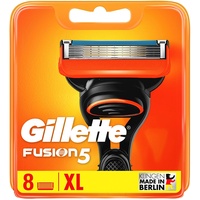 Gillette Fusion 5 Rasierklingen, 8 Ersatzklingen für Nassrasierer Herren mit 5-fach Klinge