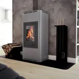 Aquaflam 12 Basic Wasserführender Kaminofen Grey 12,3 kW
