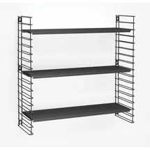 Metaltex Bücherregal Tomado, Seitengitter schwarz