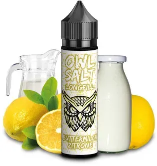 OWL Salt Buttermilch Zitrone Longfill Aroma