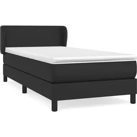 vidaXL Boxspringbett 100 x 200 cm Schwarz