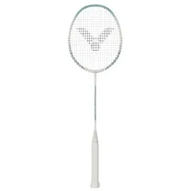 Victor Badmintonschläger Auraspeed 9 R (ausgewogen/flexibel) weiss/grün - besaitet -