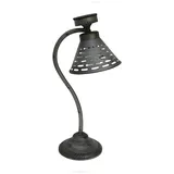 deluke Außenleuchte Kunststoff 57,0x22,0x30,0 cm Solar-Tischlampe Silber