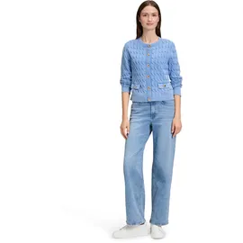Betty & Co High Waisted-Jeans mit weitem Bein Light Blue Denim | Gr.: 38