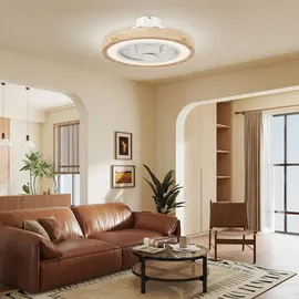 Homcom 50 cm Deckenventilator Beige