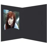 Daiber 1x100 Daiber Passbildmappen Opti-Line bis 7x10cm schwarz