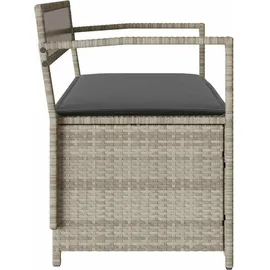 vidaXL Gartenbank 55 x 74 x 0 cm Grau