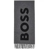 Boss Schal Rikard Knitted Scarf 35X180 Medium Grey