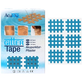 Römer-Pharma GmbH Gitter Tape AcuTop Akupunkturpflaster 3x4cm blau
