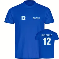 Multifanshop Herren T-Shirt - Bielefeld - Trikot Nummer 12