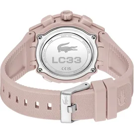 Lacoste LC33 2001429 Gehäusefarbe rosa Silikonarmband rosa