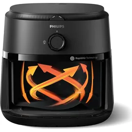 Philips Heißluftfritteuse NA130/00 schwarz