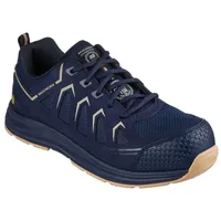 SKECHERS Herren Malad II ESD Composite Safety Toe BAU-Schuhe, Navy, 46 EU