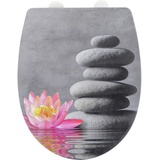 Wenko WC-Sitz Water Lily mit Relief