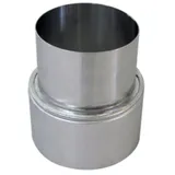Bertrams 14RS150-130 Reduzierstück aus Aluminium Ø 150 x 130 mm, weit/eng